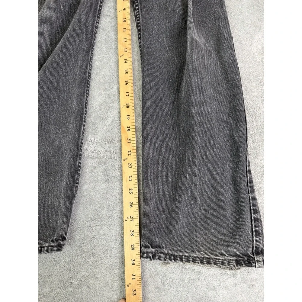 Vintage Y2K Levi's 505 Regular Fit Straight Jeans Men's Size 42X30 Black